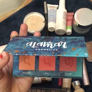 Multiple name brand makeup items plus 5 Ipsy bags